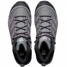 Maverick Mid Gtx Wmn Gray-Red-Plum